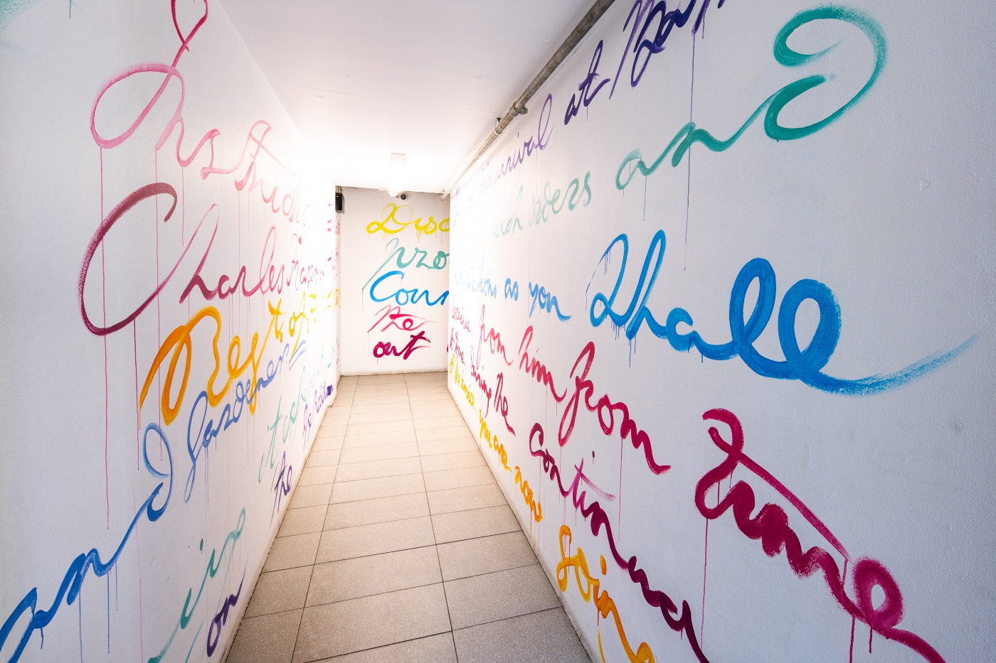 The Governor Hotel text artwork completed