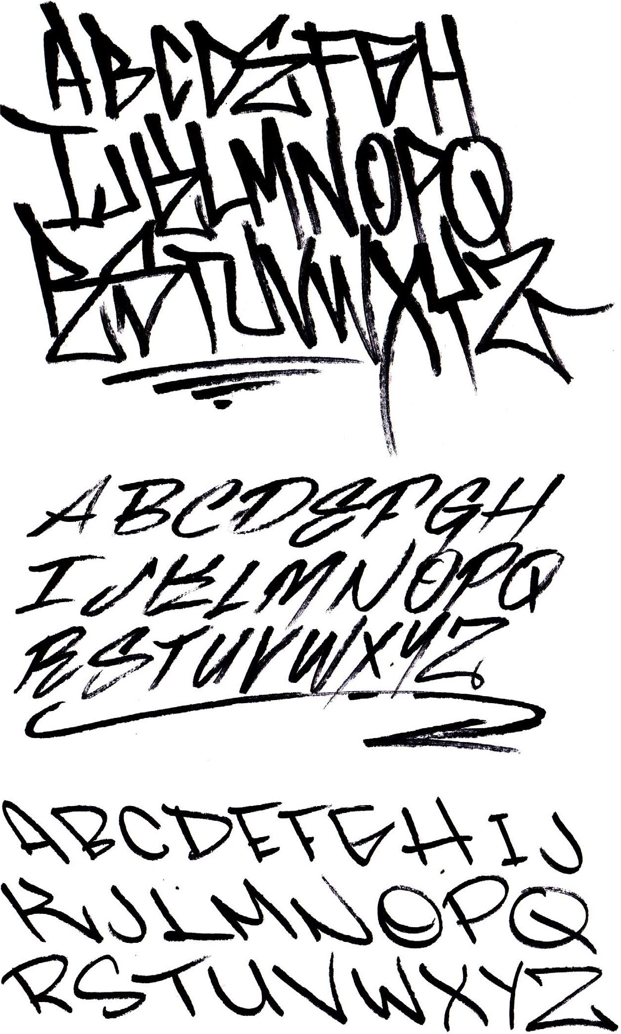 how to draw graffiti names for beginners