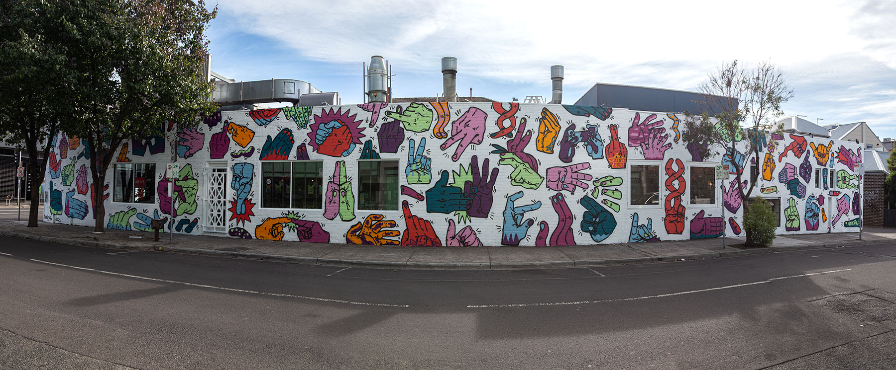 Mural by Jaycob Campbell (Gonketa), commissioned through Merri-bek City Council's 2024-25 mural program, curated by 90 Degrees Art.